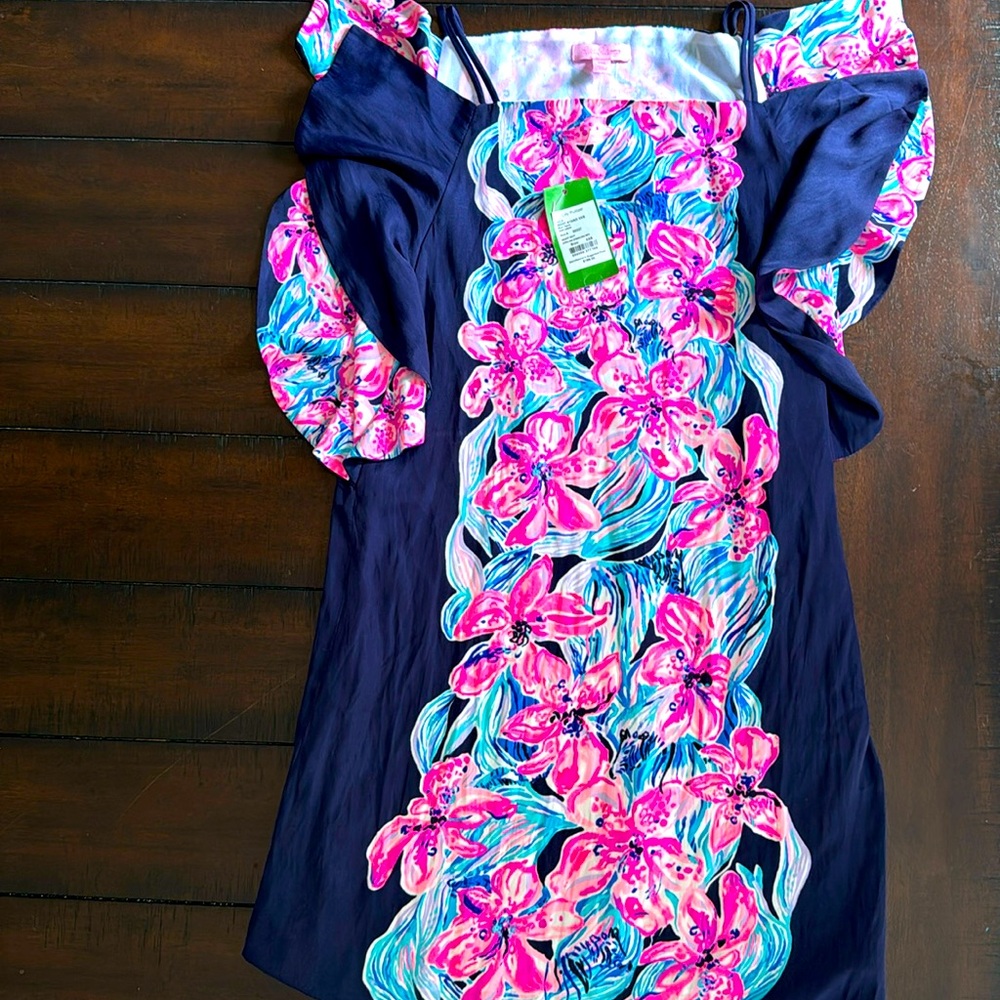 Lilly Pulitzer Kara dress Hypes and Stripes XXS NWT